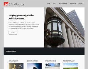 Milling Law Firm - site by HLJ Creative