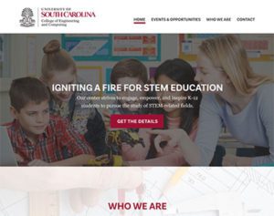 website design for the USC Center for Engineering and Computing Education