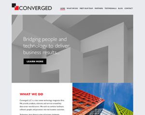 Converged Website Design by HLJ Creative