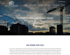 Smith Terry Johnson Law Website design