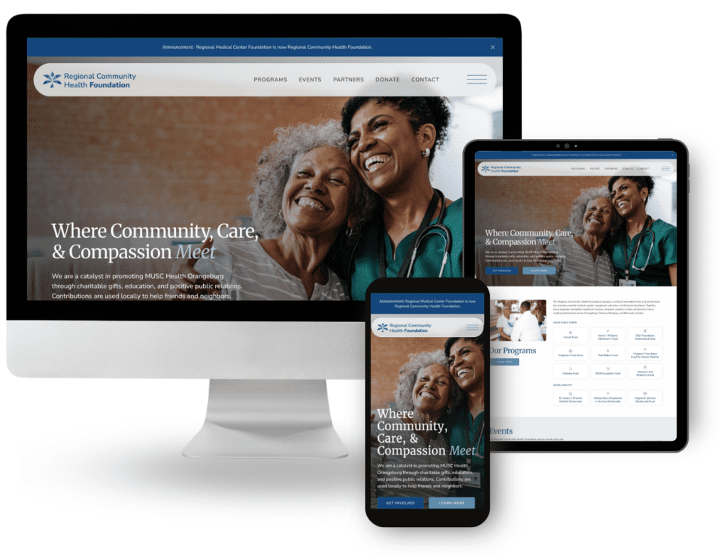 Regional Community Health Foundation Website and Branding